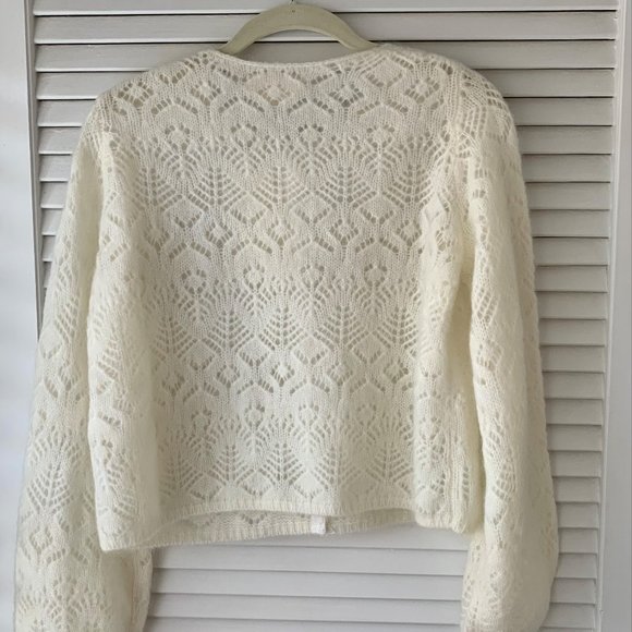 Sezane Gilet Olympe - Ecru - Size S - NWT - Picture 4 of 4